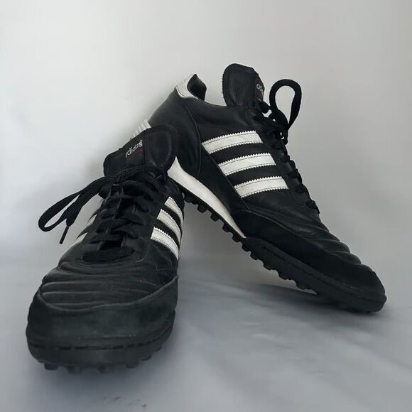 adidas Other - Adidas Mundial Team Turf Soccer Shoes Cleats 019228 Black White Mens 13 Classic